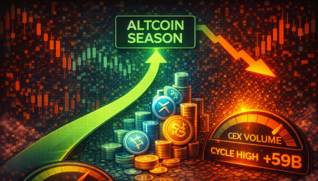 CEX Volume Hits Cycle Highs Despite Price Weakness