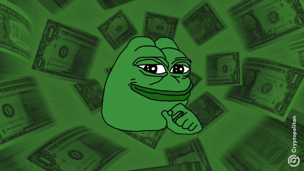 PEPE whale cashes out $8.45M, Pepe drops 11%