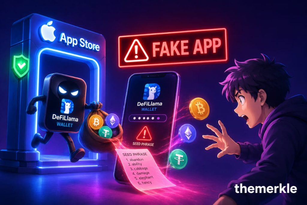 How Scammers Gatecrash Apple’s App Review While Real Crypto Teams Wait in Line The Merkle logo